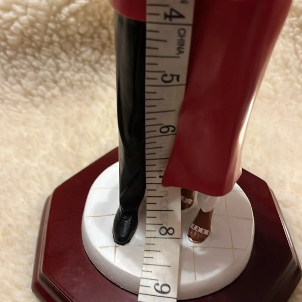 kappa Alpha PSI Miniature Statue Elegant Red Couple Figurine